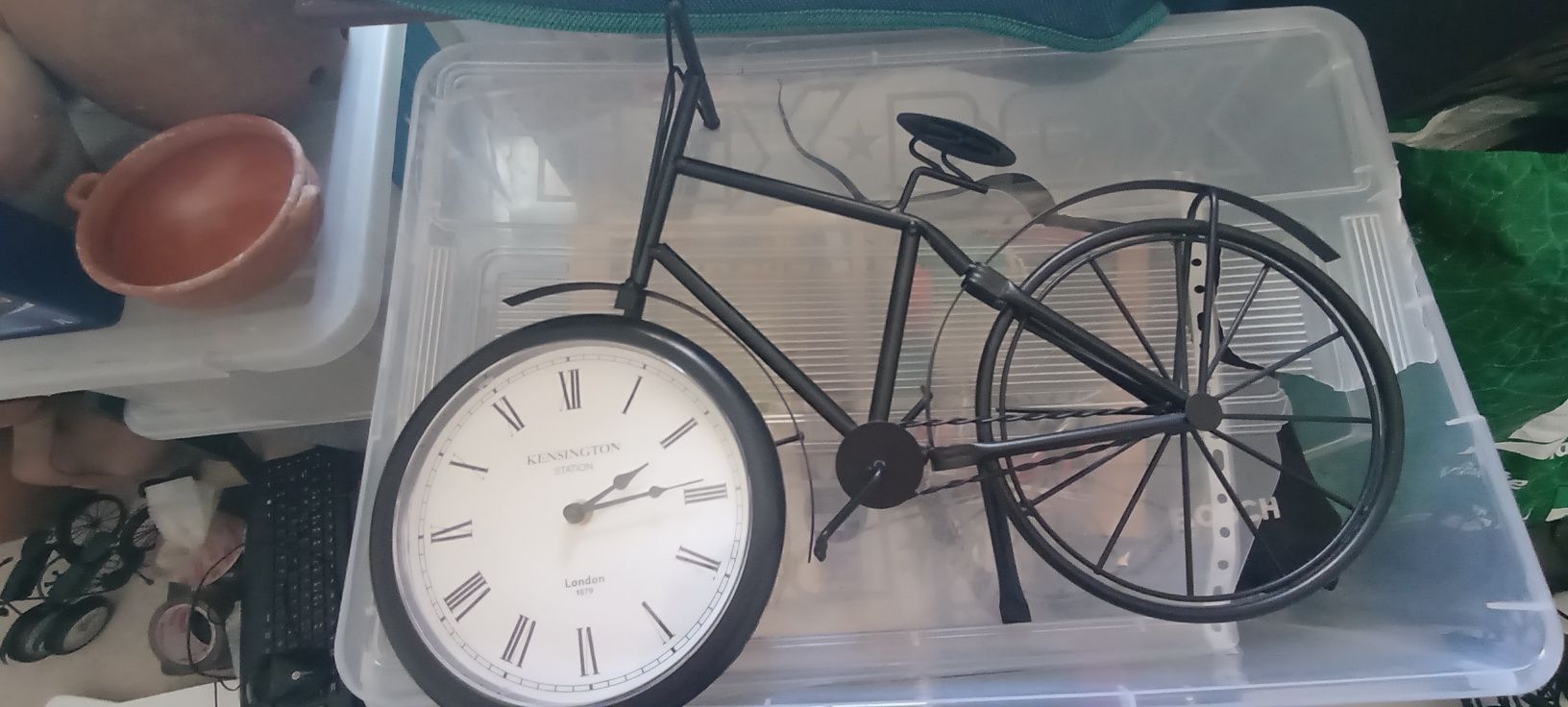 Bicicleta relógio grande