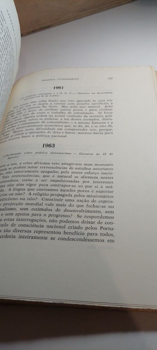 Salazar - Antologia (1909-66, Coimbra Editora)