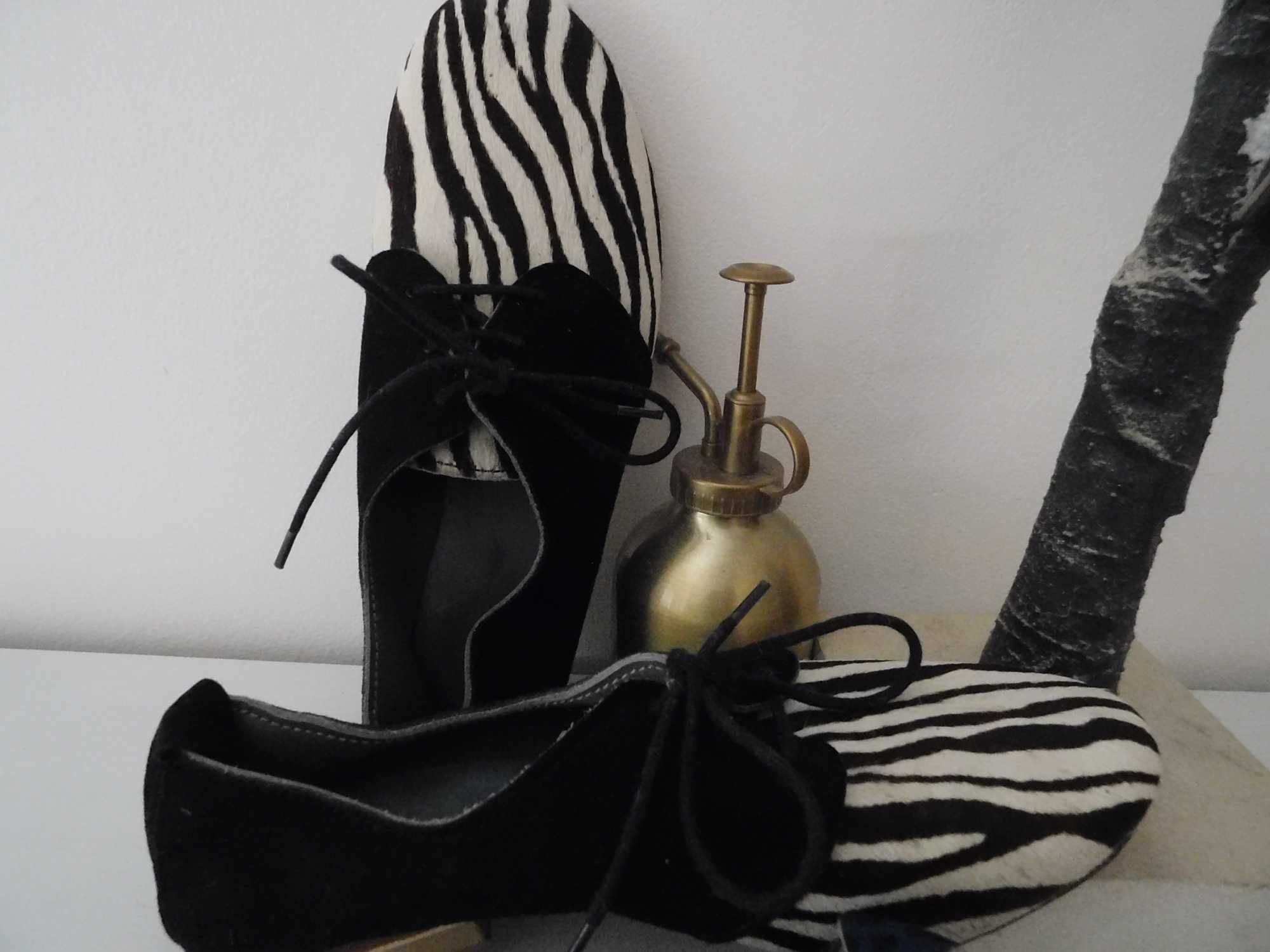 sapatos pele genuina artesanais zebra marroquinos 37