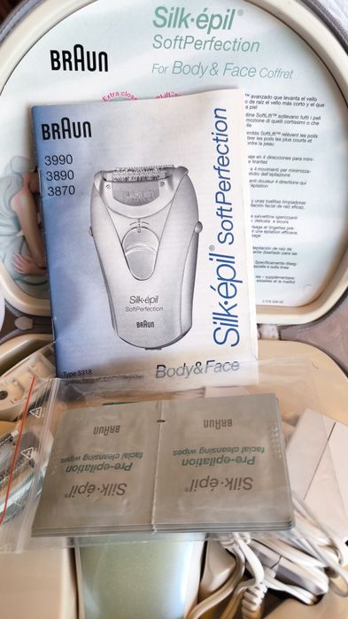 Máquina de depilação depilar Braun
