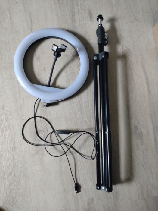 lampa led ring do selfie tik tok statyw stojak lampa do zdjęć