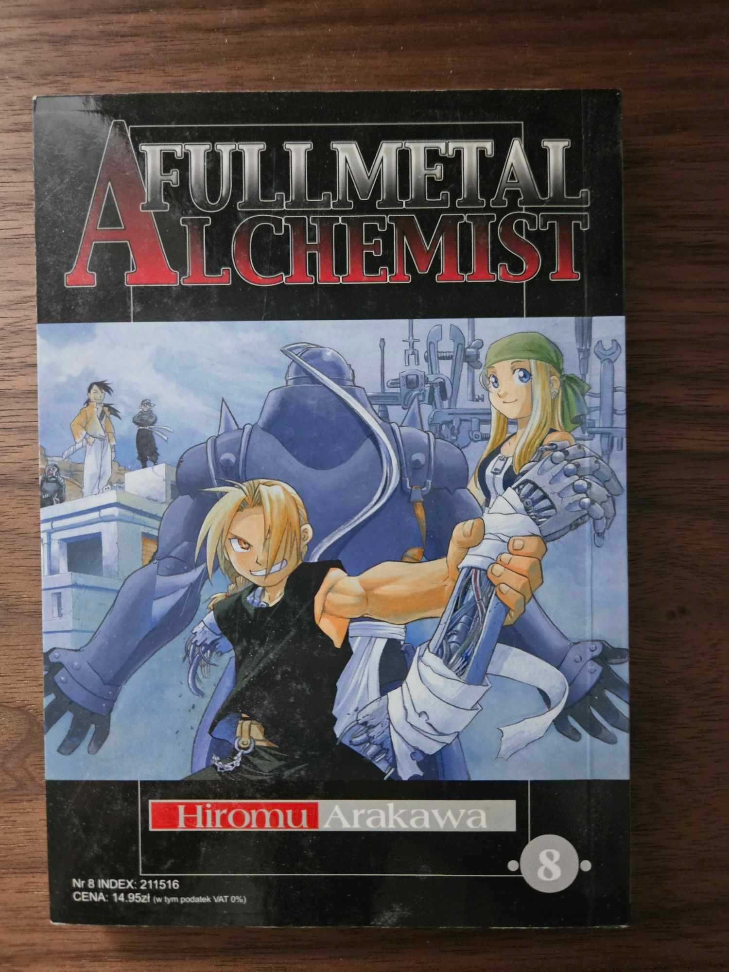 Mangi Fullmetal Alchemist tom 8