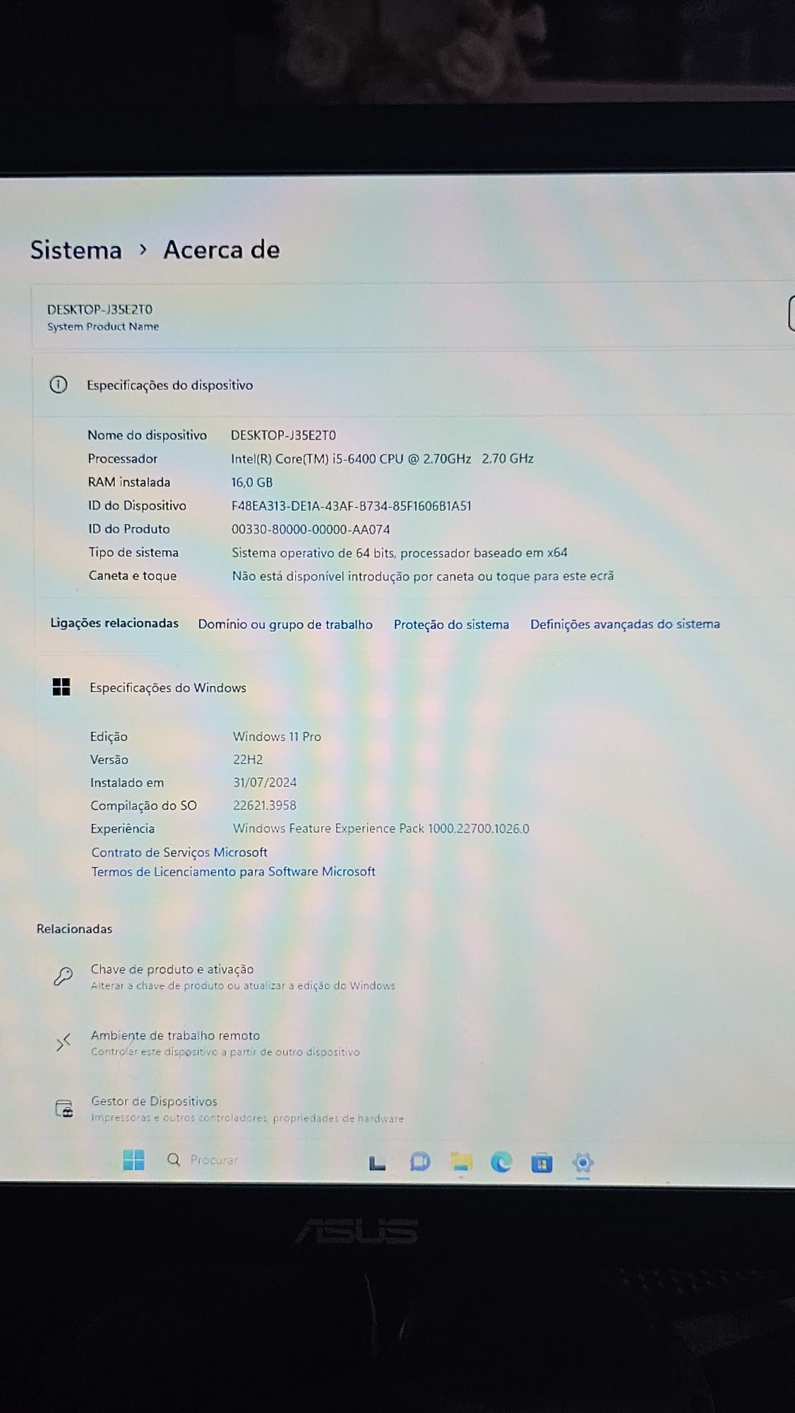 Desktop PC gaming i5 16Gb Ram gráfica RX570 8GB computador