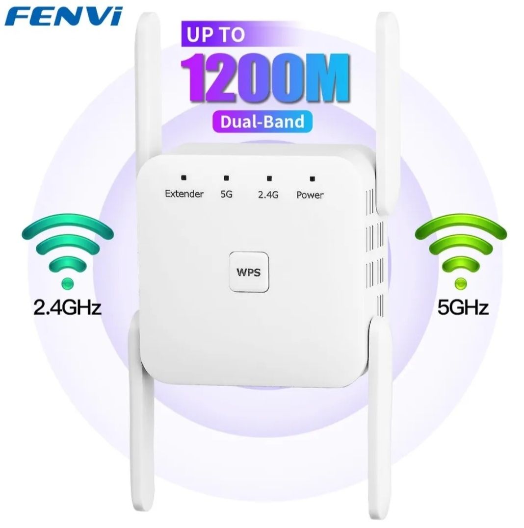 Wi-Fi підсилювач 2.4Ghz/5Ghz (усилитель) Ретранслятор Репітер Вай фай