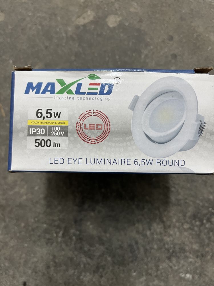 Maxled Oprawa Sufitowa Led Eye Luminaire 6,5W 3000K - Okrągła