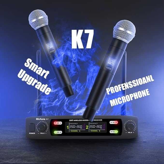 System mikrofonowy VHF 230-250 MHz, zasięg 100 m,