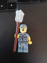 LEGO figurka col15-9 col236 Janitor, Series 15