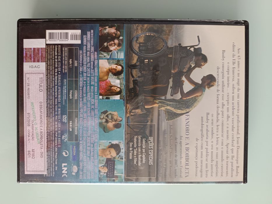 DVD o escafandro e a borboleta