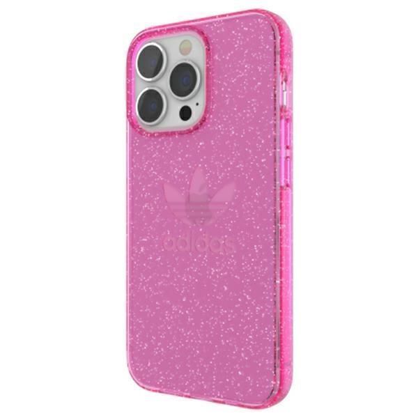 Etui Adidas Originals do iPhone 13 / 13 Pro, Glitter Różowy