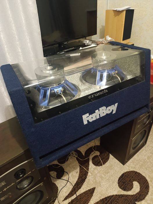 Сабвуфер 2*12 мощ, просто топ