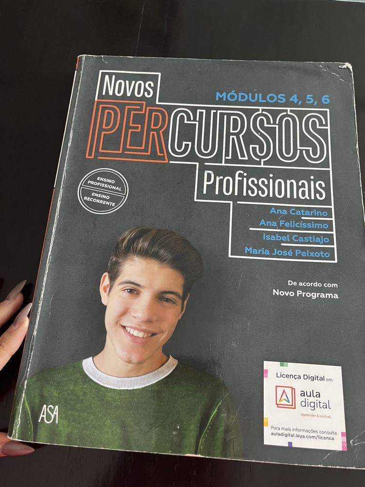 Manuais Escolares Ensino Profissional: Port, Ing, Mat e Ai