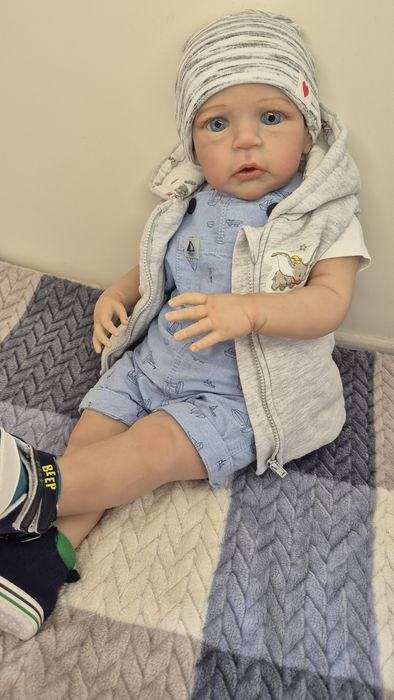 Кукла реборн мальчик лялька хлопчик 60 см