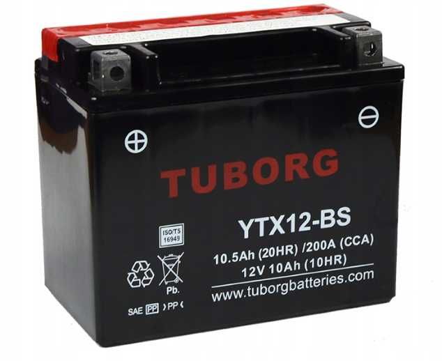 Akumulator Tuborg YTX12-BS 10ah 200A Konin Spółdzielców 31b/f