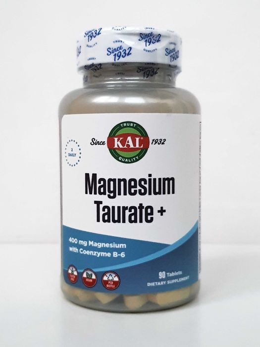 Магній малат, таурат KAL, 400 мг, 90 таблеток