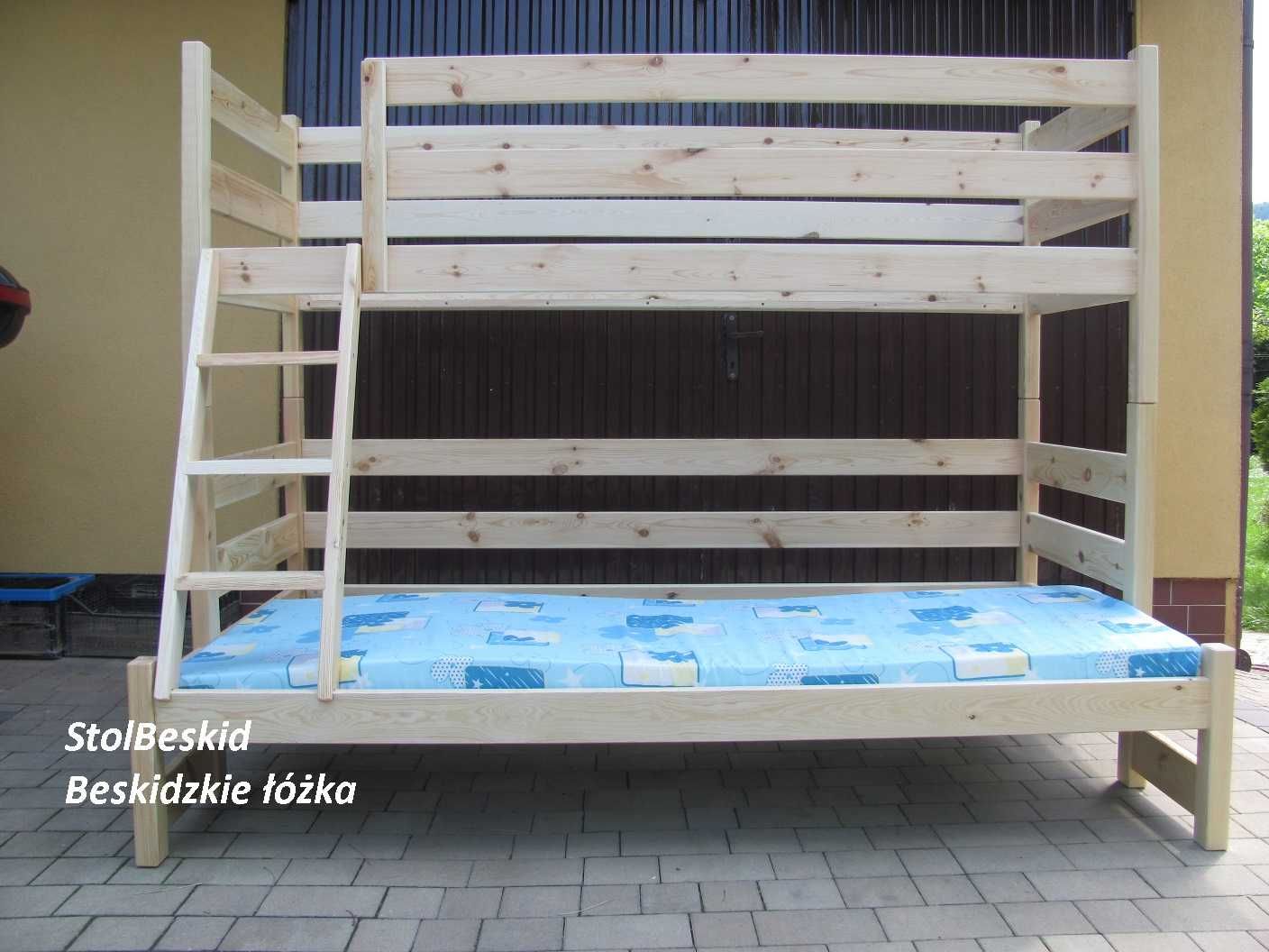 3 osobowe nowe łóżko piętrowe.Mocne producent