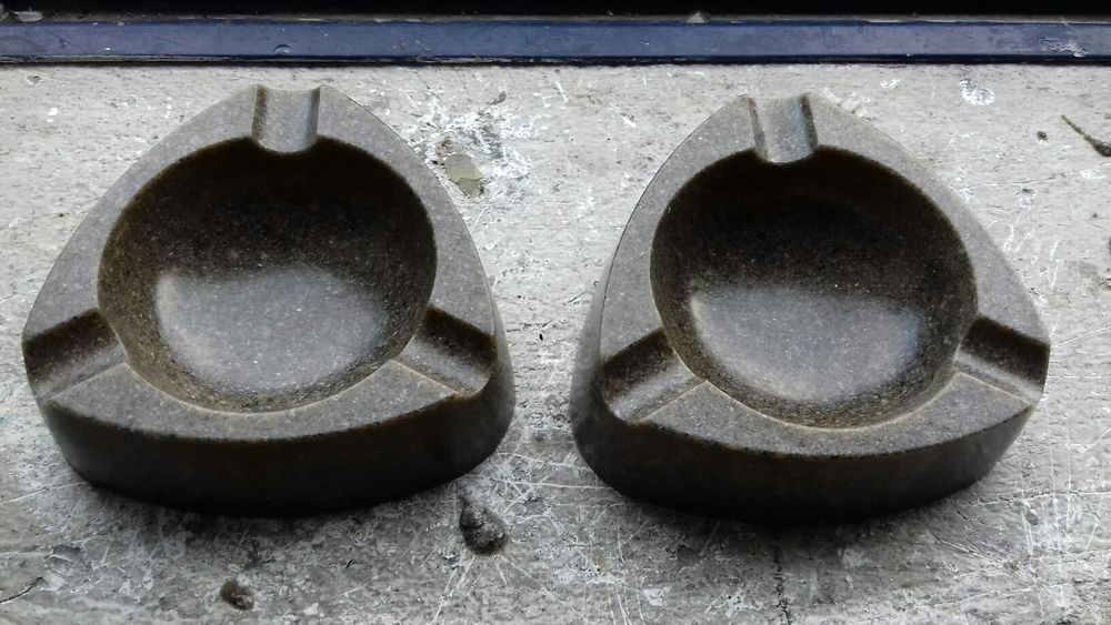 Cinzeiro ou saboneteira em pedra p/ decoração casa rústica