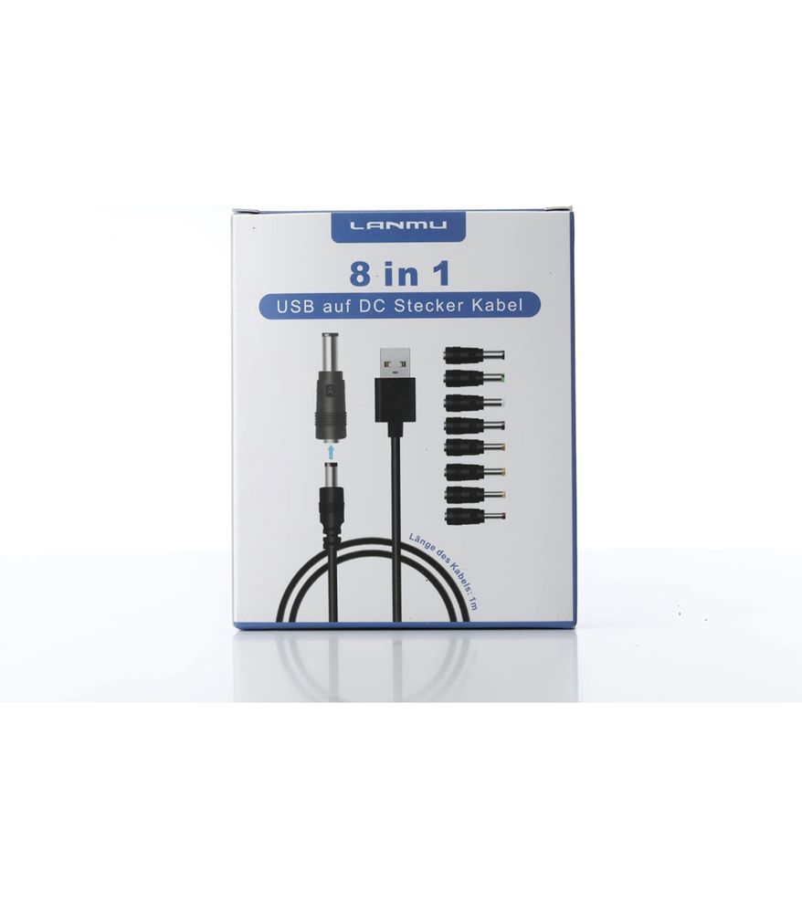 LANMU Kabel USB na DC, 8 w 1, USB