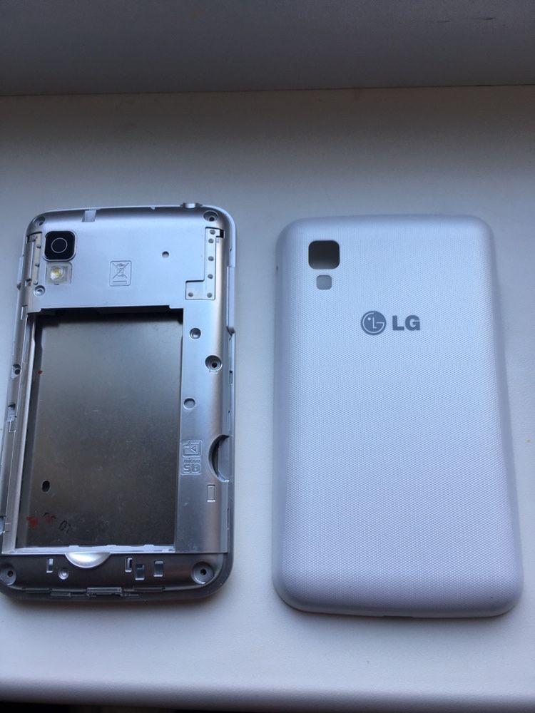 Корпус для LG E445 Optimus L4 Dual SIM белый