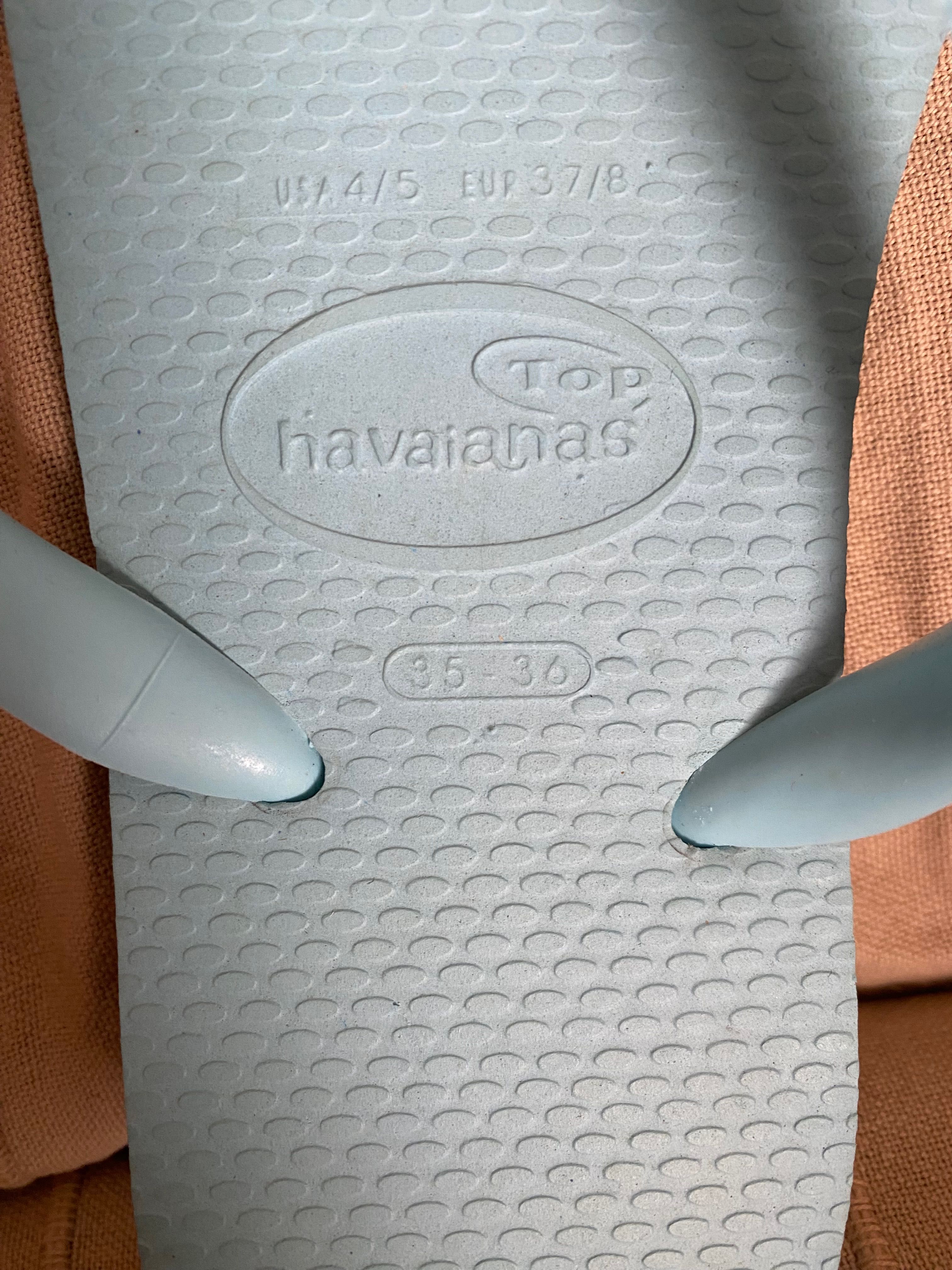 Havaianas originais azul-claro nº35/36 (novas)