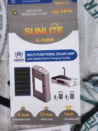 SOLAR LAMP з сонячною батареєю та функцією Powerbank (2600 mAh)