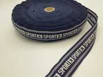 Taśma granat sport kupon 10 m.x 3 cm.