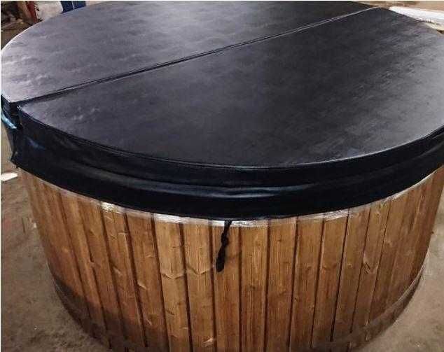 Jacuzzi ogrodowe Balia z włókna szklanego z piecem zintegrowanym 2,0m