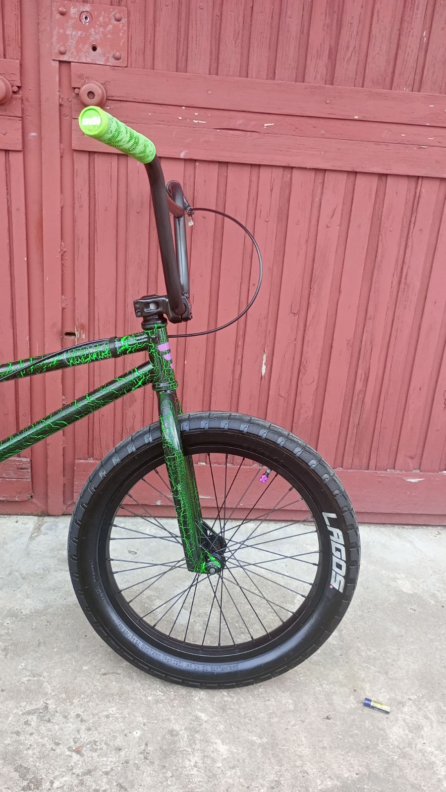 Mafiabikes Rower BMX Madmain 20 Green Crackle