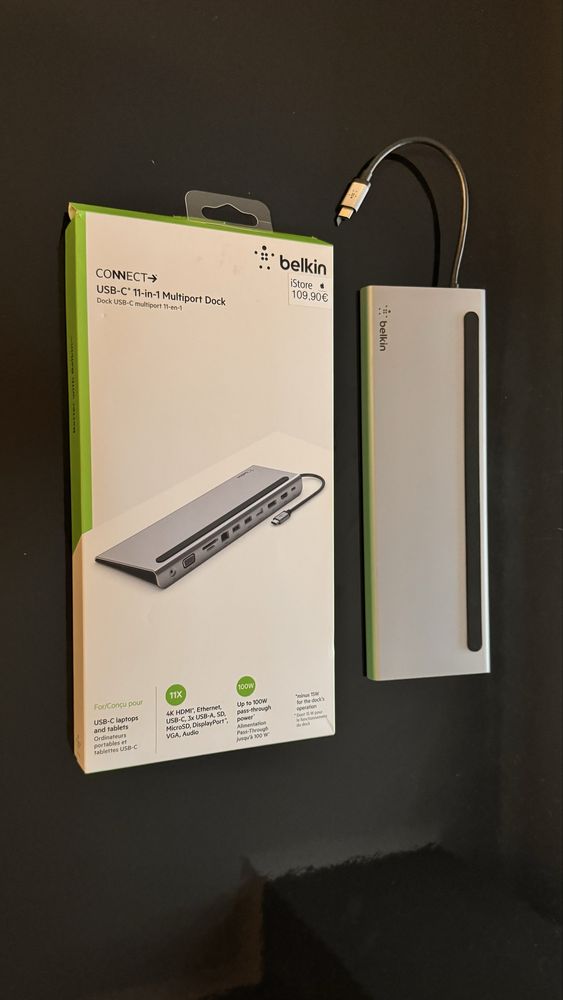 Dock Station Belkin USB-C Multiport 11-in-1 Para Macbook ou PC