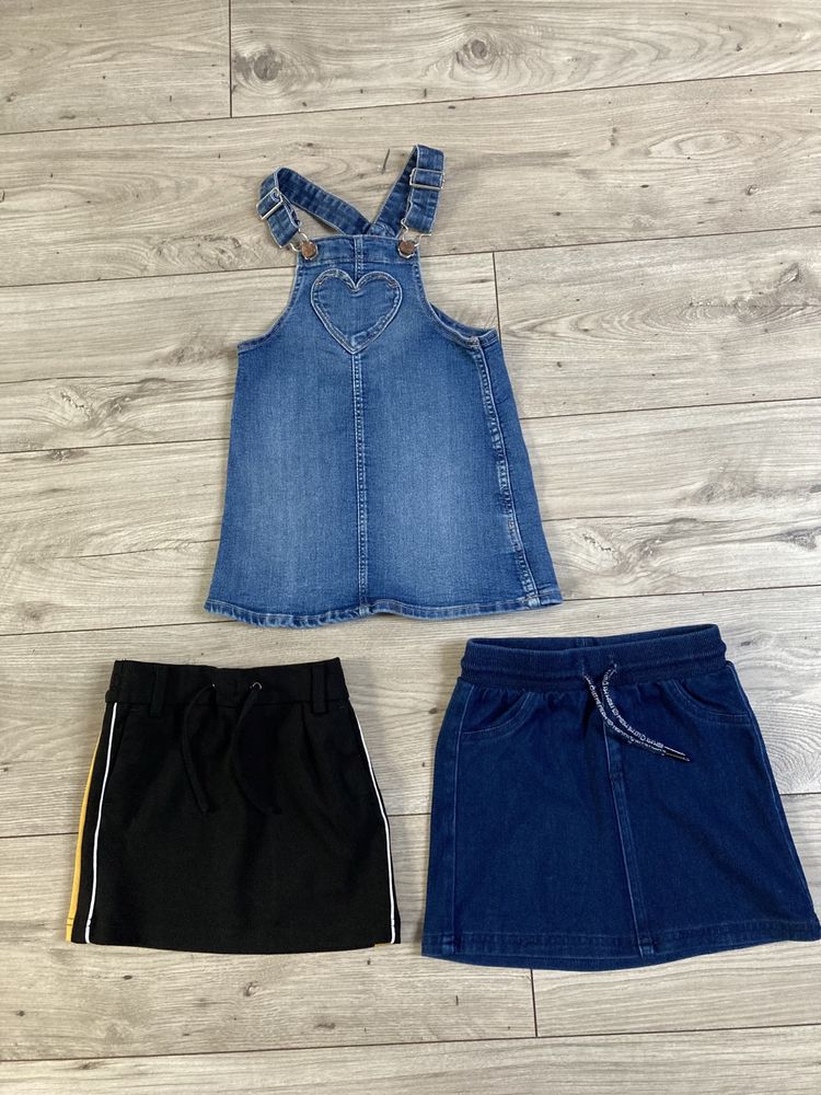 Spódnice 3 szt,r.104,H&M i in.
