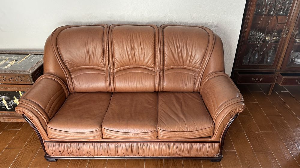 Conjunto sofa 3 lugares + 2 poltronas individuais