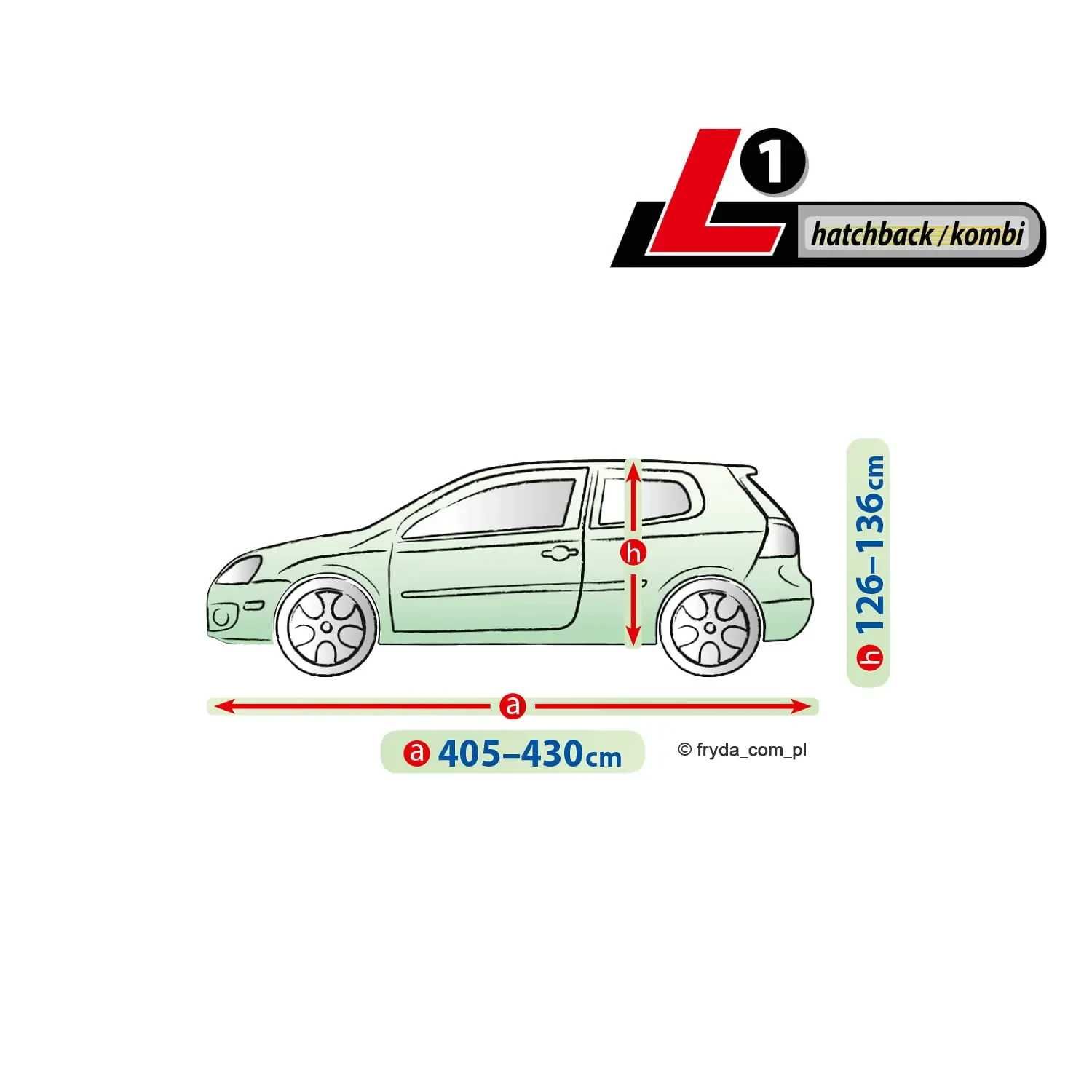 Plandeka Samochodowa MEMBRANE GARAGE L1 Hatchback/Kombi