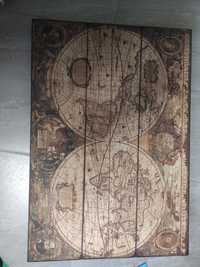 Nowy obraz- Starodawna mapa swiata