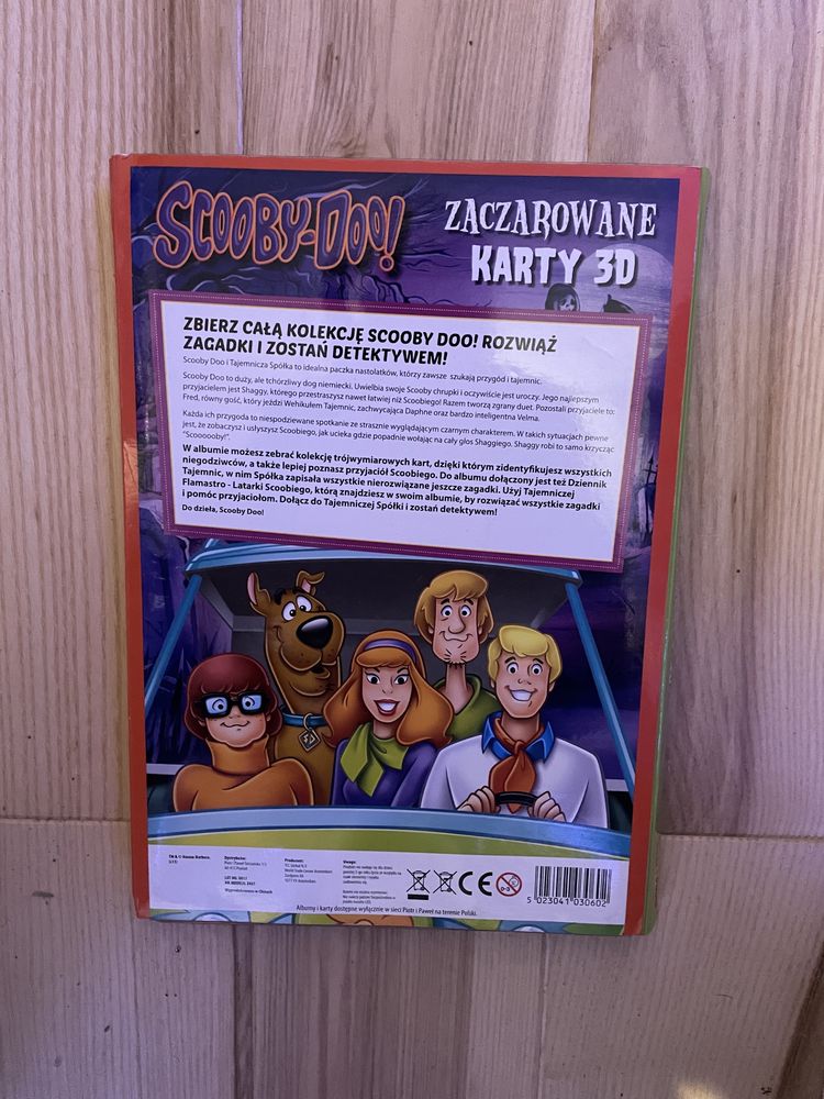 Scooby Doo zaczarowane karty 3D