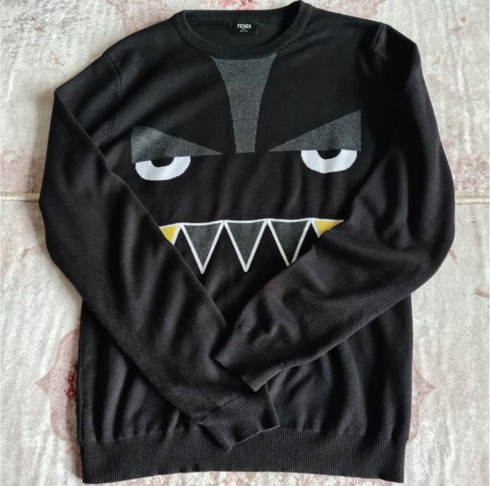 Мужской оригинальный свитер джемпер пуловер Fendi