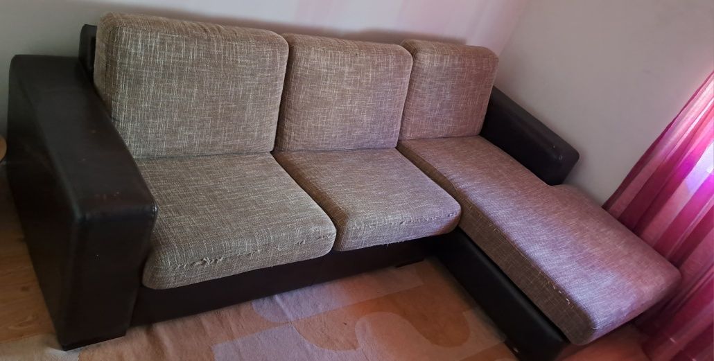 Sofa 3 lugares chaise longue