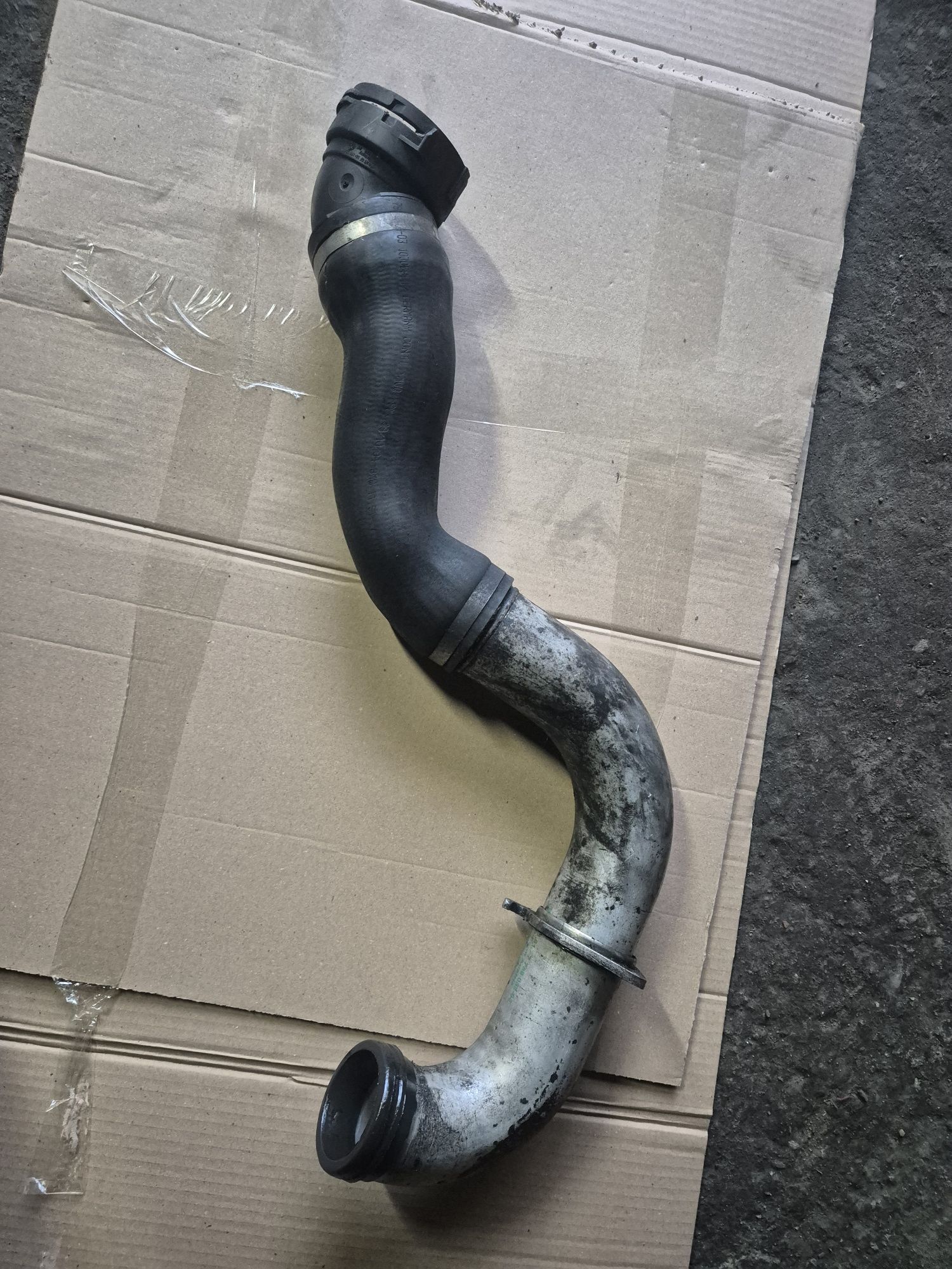 Przewod rura intercoolera turbiny Bmw E60 E61 M57 2.5d 3.0d