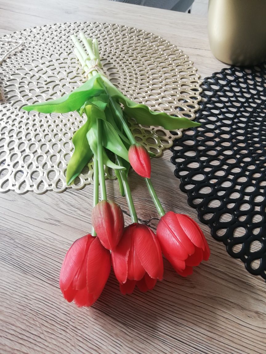 Tulipany silikonowe 5szt+ bazie