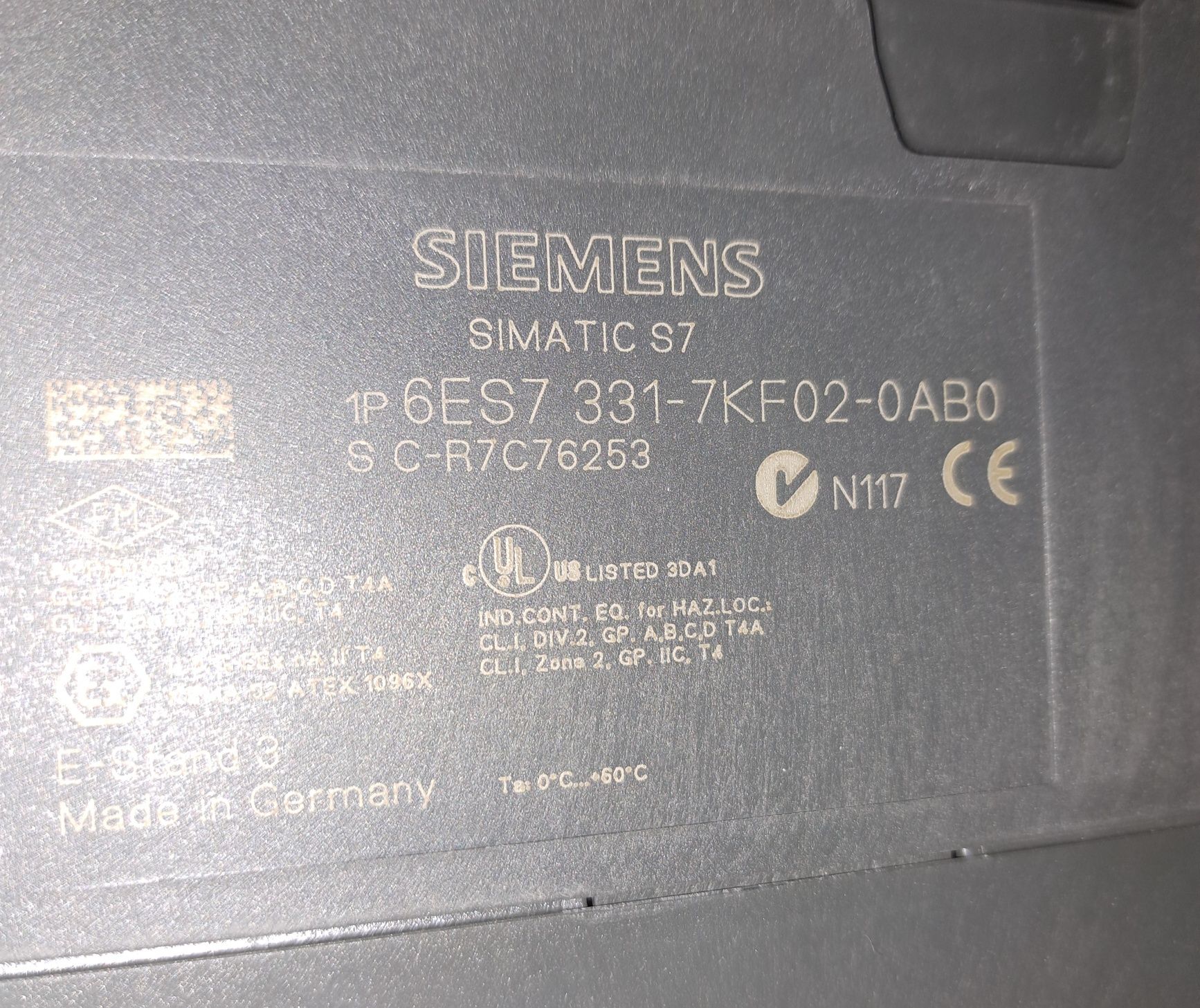 Siemens SM 331 analog input module