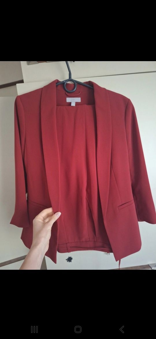 H&M komplet garnitur spodnie i marynarka s 36