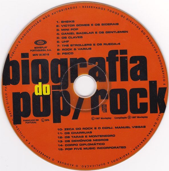 CD duplo Biografia do Pop/Rock - Vários