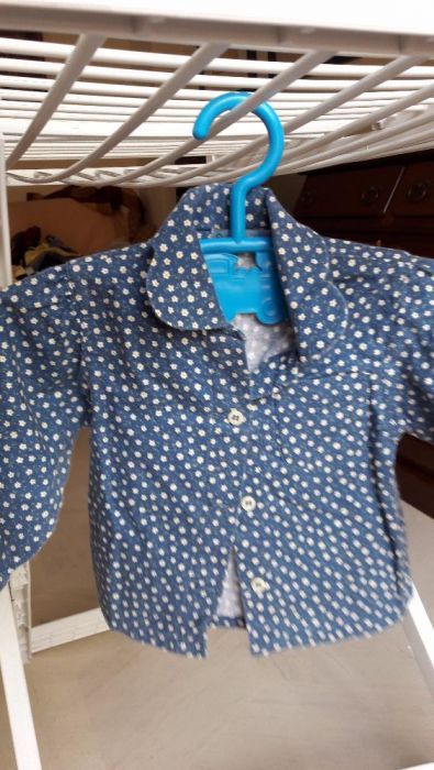 Camisa de bebé da marca Cenoura p/ 6 meses