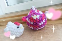 Kurczak pluszowy amigurumi