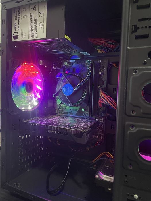 Игровой ПК i3-9100f Gtx 1050Ti 4gb / 16gb RAM SSD+HDD