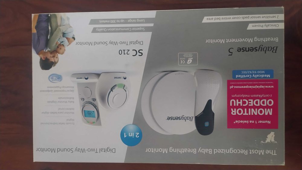 Zestaw monitor oddechu Babysense 5 i niania Hisense SC 210