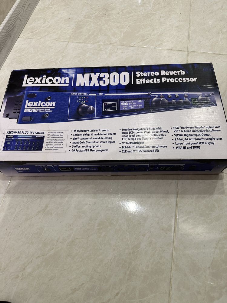 Lexicon MX300, процессор эффектов, ревер, reverb, delay..)