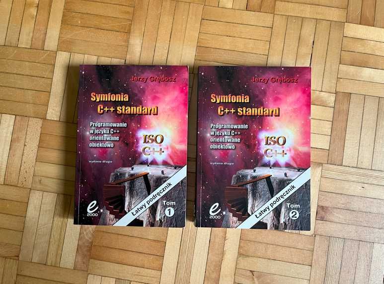 Symfonia C ++ standard Jerzy Grębosz Tom 1 i Tom 2 e2000 komplet