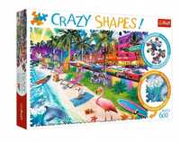 Puzzle 600 Crazy Shapes Plaża W Miami Trefl, Trefl