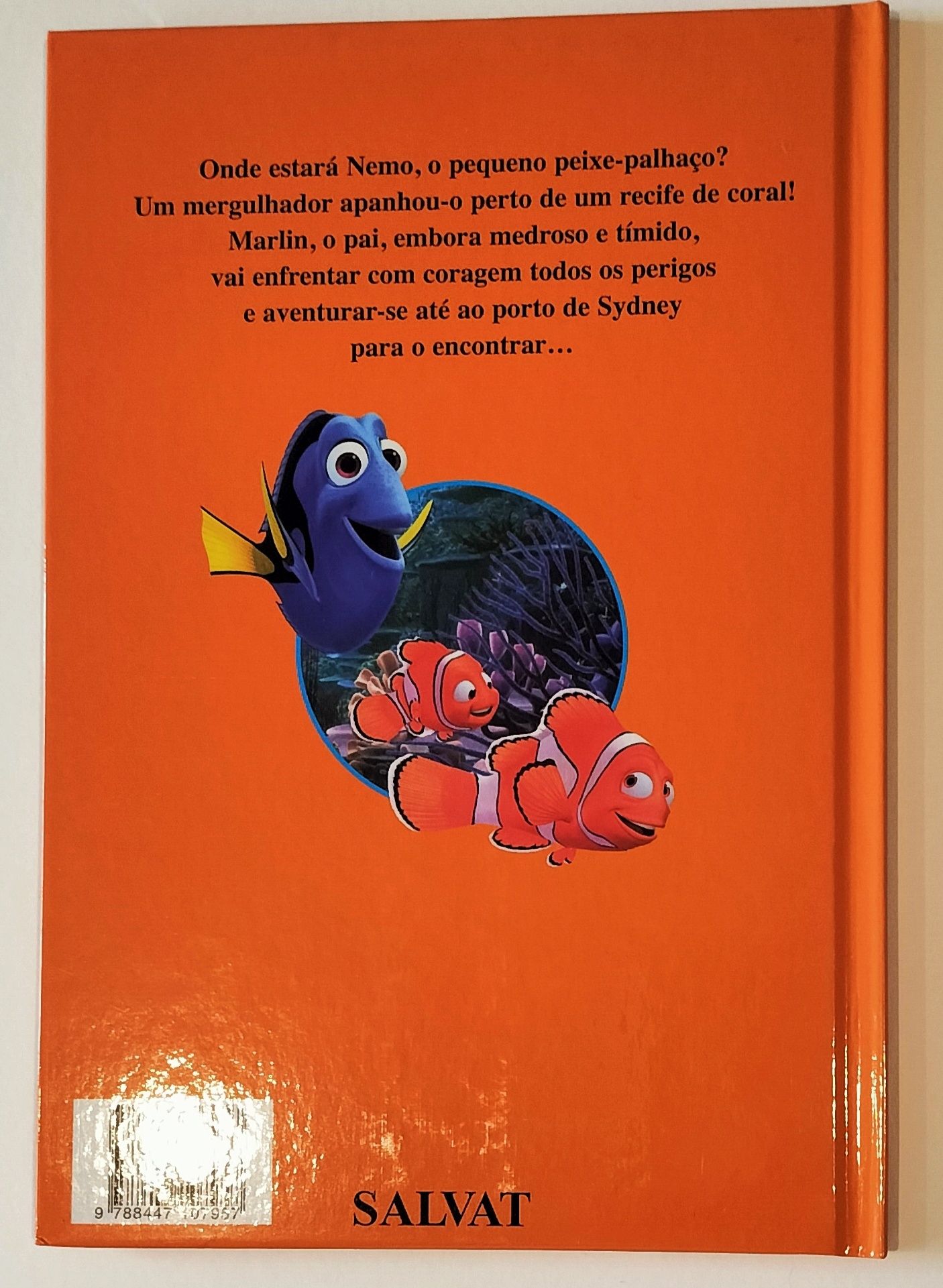 Livro "À Procura de Nemo", Disney PIXAR