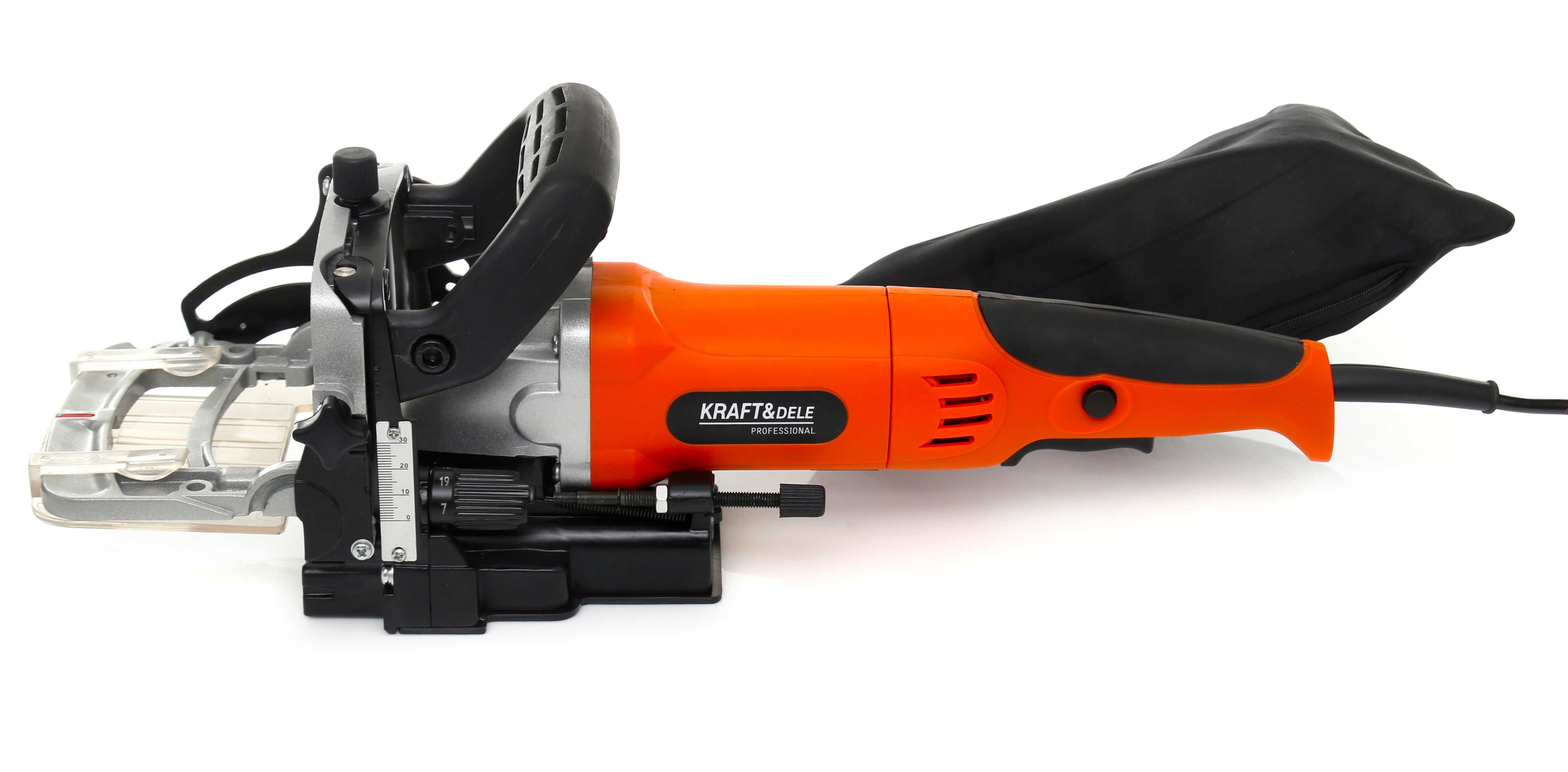 Lamelownica frezarka lutowa do drewna lameli 1250W 2xfrez 100mm