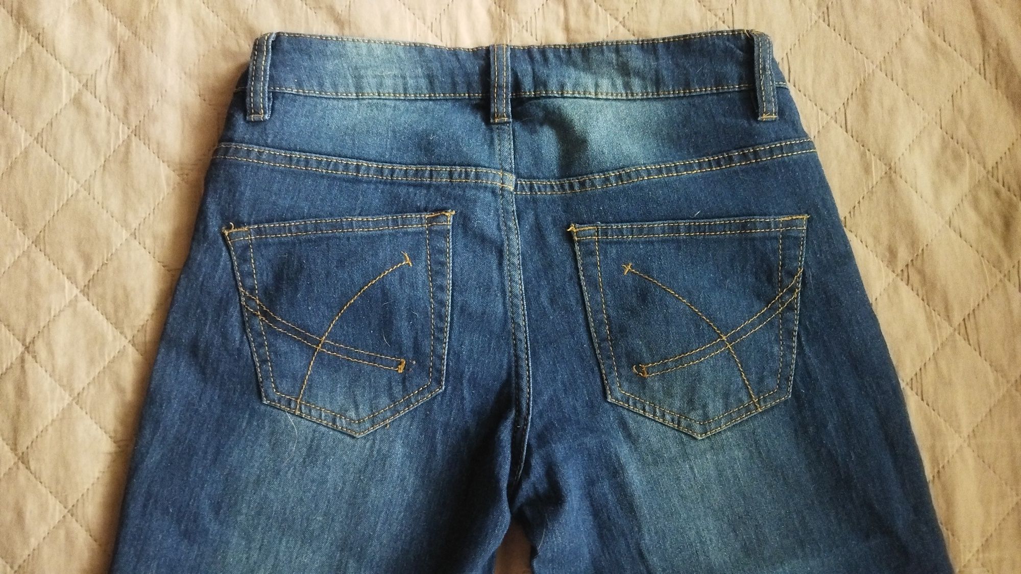 Spodnie jeansowe chłopięce 152 cm jak nowe